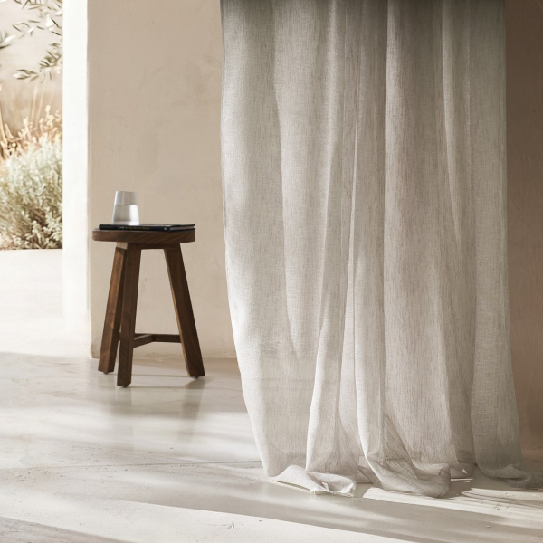 Κουρτίνα (200x290) Με Τρέσα Gofis Home Combe Cloud Grey 502/01