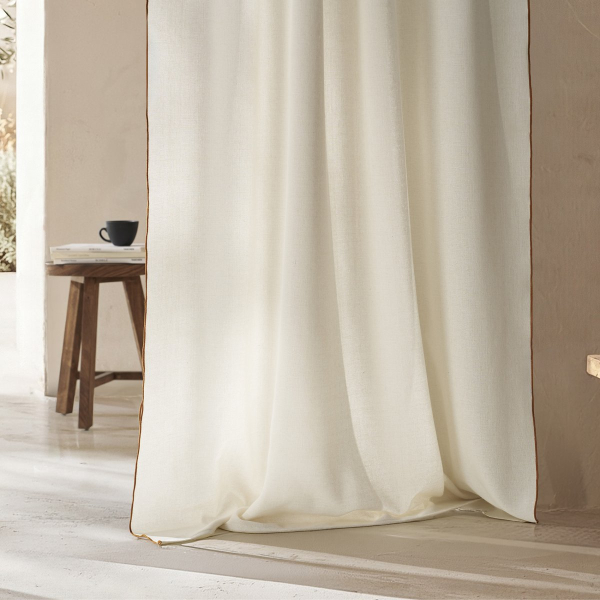 Κουρτίνα (140x280) Με Τρέσα Gofis Home Nedda Brown 614/13