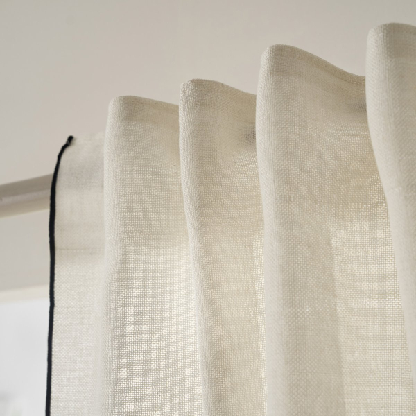 Κουρτίνα (140x280) Με Τρέσα Gofis Home Nedda Black 614/14