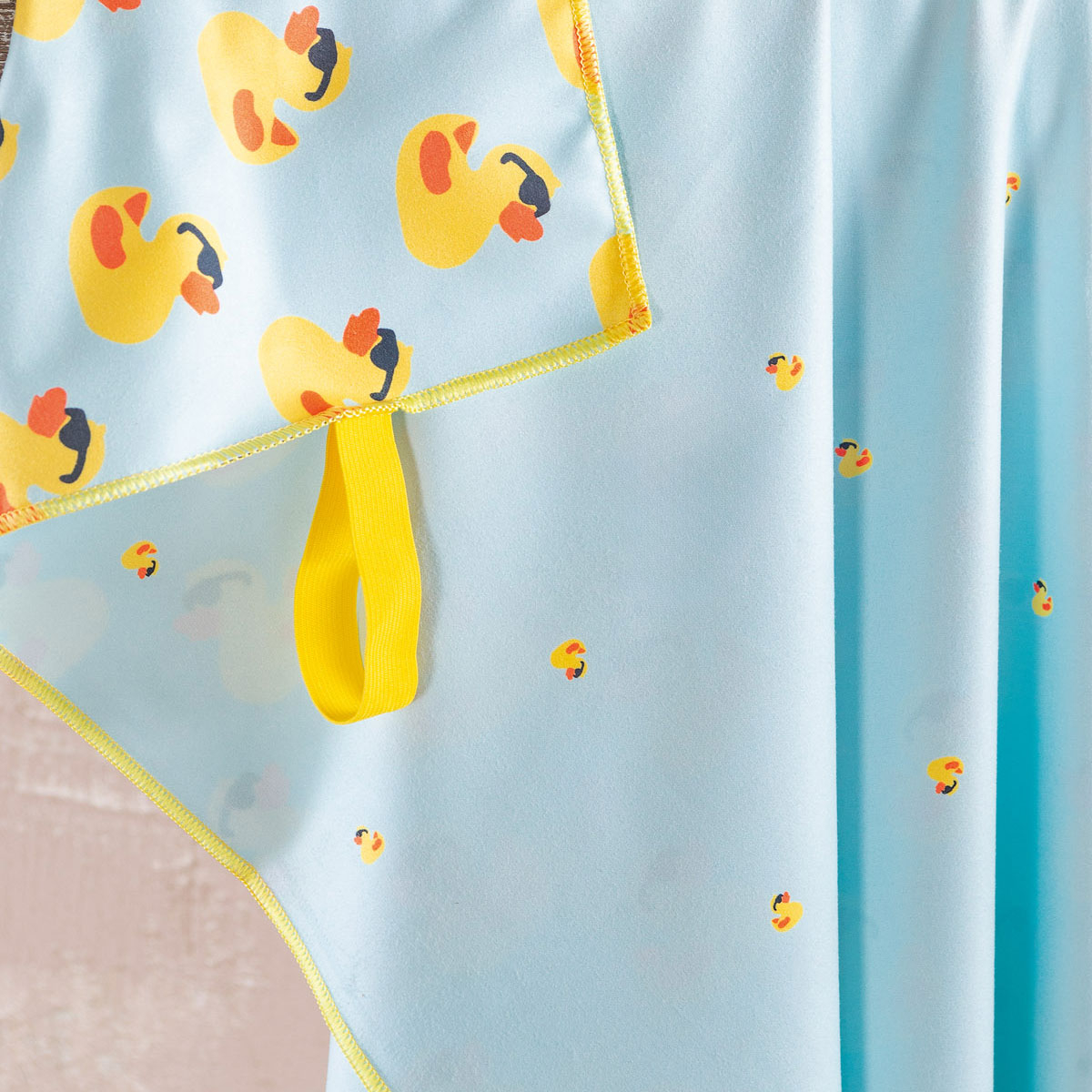 Πετσέτα Θαλάσσης Microfiber 2 Όψεων (90X160) Rythmos Duck Aqua Home Πετσέτες Ενηλίκων Spitishop