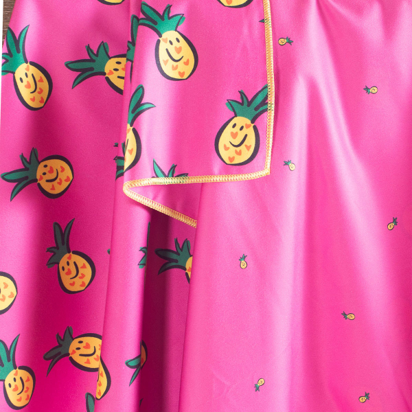 Πετσέτα Θαλάσσης Microfiber 2 Όψεων (90x160) Rythmos Tika Fuchsia