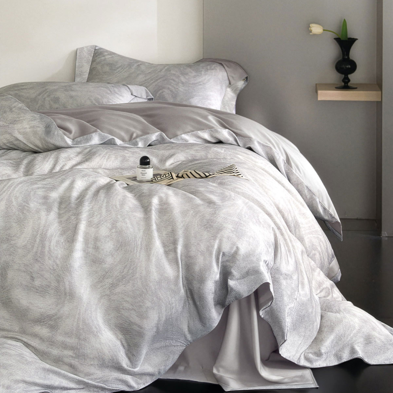 Σεντόνια Υπέρδιπλα (Σετ) Rythmos Tencel Perle