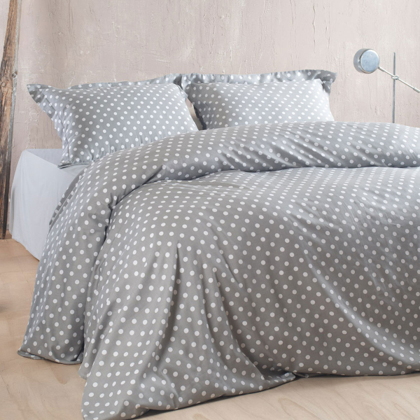 Σεντόνια Υπέρδιπλα (Σετ) Rythmos Coquette Grey