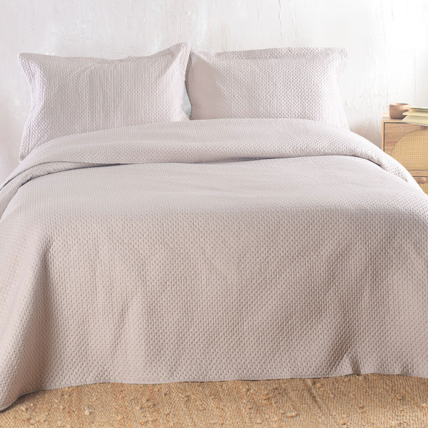 Κουβερλί King Size (Σετ 240x250) Rythmos Allure Powder