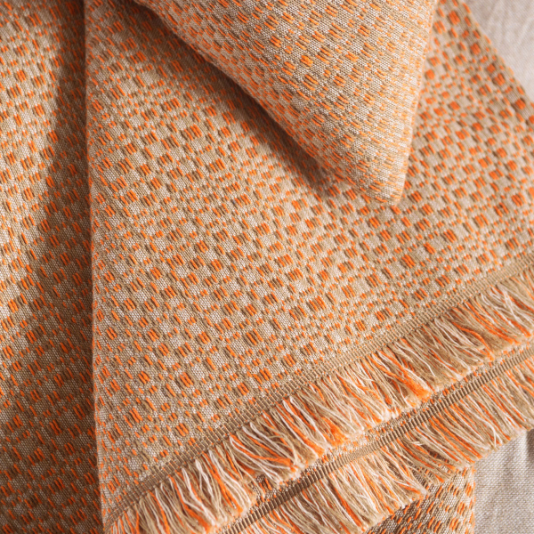 Ριχτάρι Πολυθρόνας (160x180) Rythmos Kelsey Terracotta