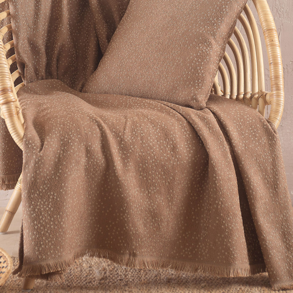 Ριχτάρι Καναπέ Διθέσιου (180x240) Rythmos Pixil Brown