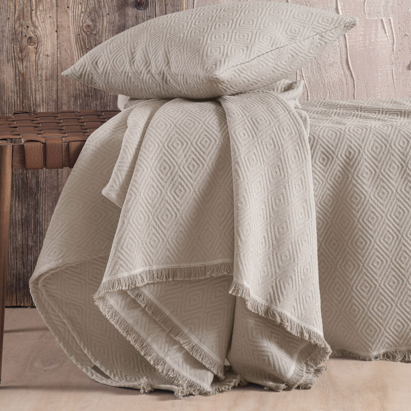 Ριχτάρι Καναπέ Διθέσιου (180x240) Rythmos Elysse Beige-Grey