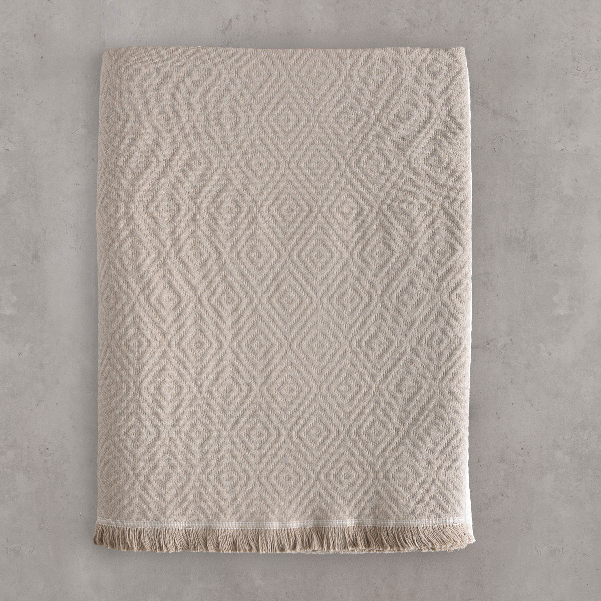 Ριχτάρι Καναπέ Διθέσιου (180X240) Rythmos Elysse Beige-Grey Home Λευκά Είδη Σαλονιού Ριχτάρια Spitishop