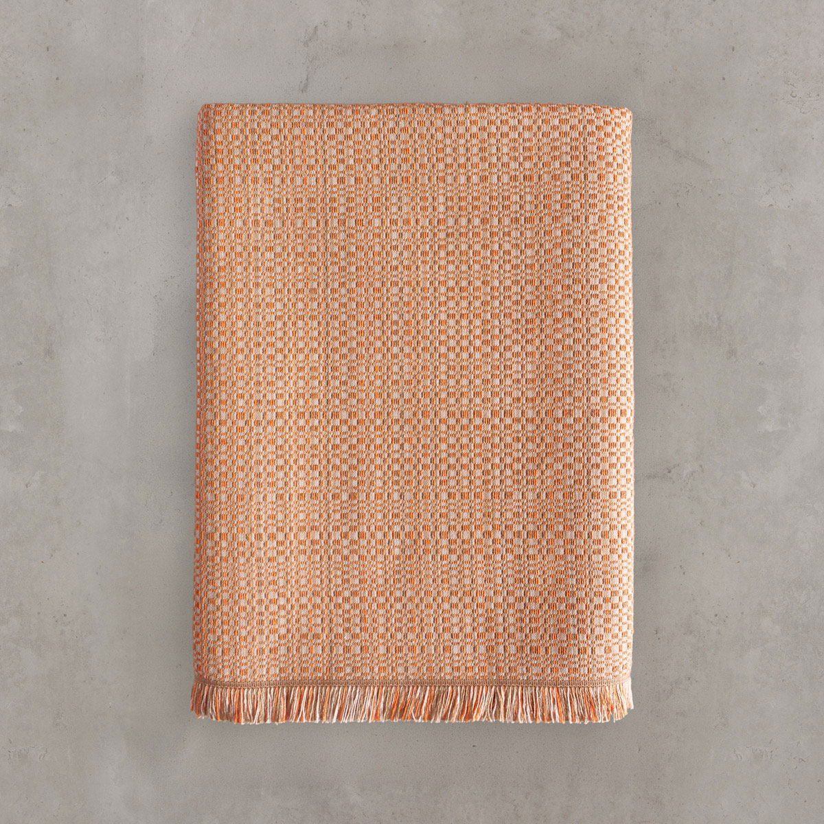 Ριχτάρι Καναπέ Τριθέσιου (180X280) Rythmos Kelsey Terracotta Home Λευκά Είδη Σαλονιού Ριχτάρια Spitishop