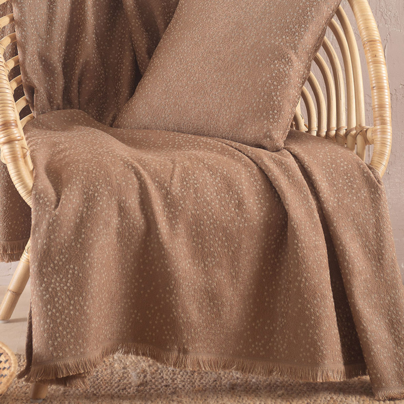 Ριχτάρι Καναπέ Τετραθέσιου (180x330) Rythmos Pixil Brown