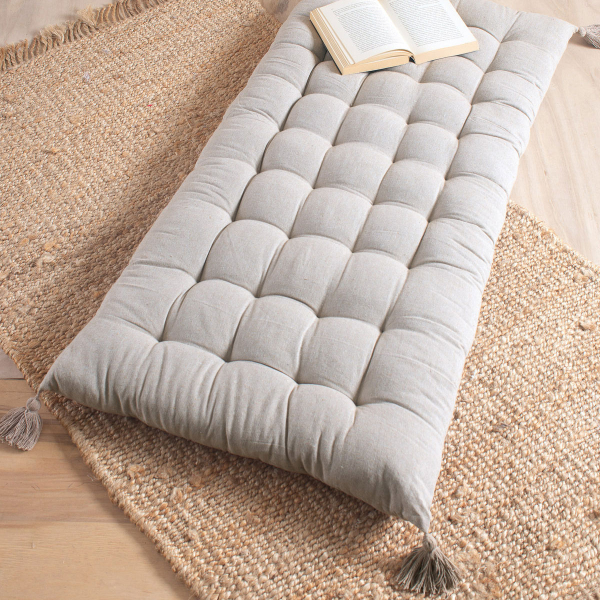 Μαξιλάρα Για Παγκάκι/Δαπέδου (60x120) Rythmos Sonia Beige