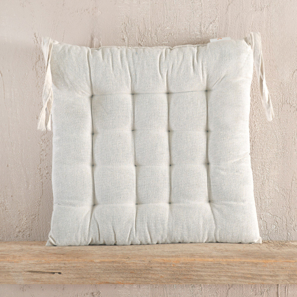 Μαξιλάρι Καρέκλας (40x40) Rythmos Messini Natural