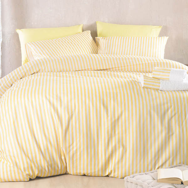 Σεντόνια King Size (Σετ) Rythmos Diva Eloise Yellow