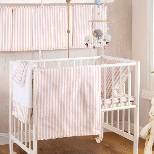 Σεντόνια Κούνιας (Σετ) Rythmos Baby Eloise Beige