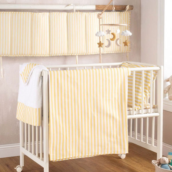 Σεντόνια Κούνιας (Σετ) Rythmos Baby Eloise Yellow