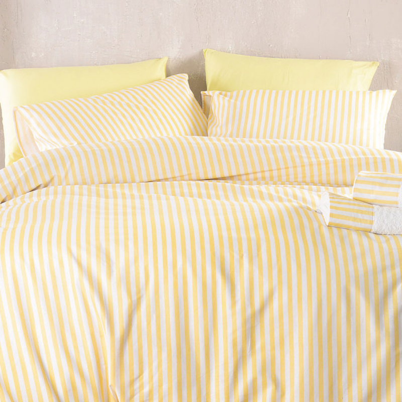 Ζεύγος Μαξιλαροθήκες (50x70) Rythmos Diva Eloise Yellow