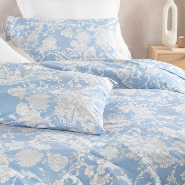 Παπλωματοθήκη Υπέρδιπλη (Σετ 225x250) Rythmos Next Candince Blue