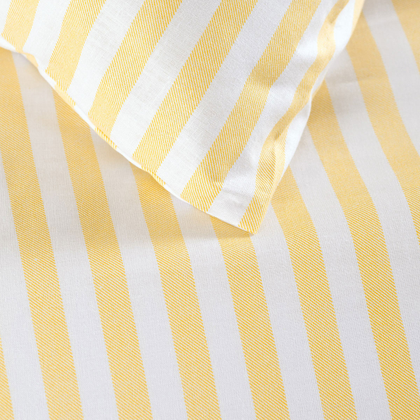 Παπλωματοθήκη Μονή (Σετ 160x250) Rythmos Diva Eloise Yellow