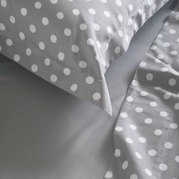 Παπλωματοθήκη Υπέρδιπλη (Σετ 230x250) Rythmos Coquette Grey