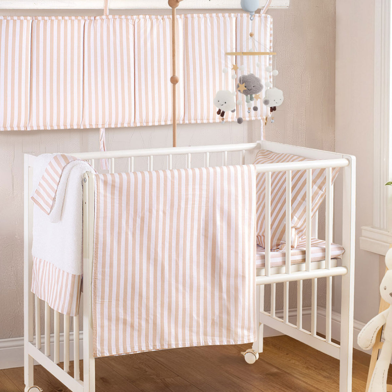 Παπλωματοθήκη Κούνιας (Σετ 110x160) Rythmos Baby Eloise Beige