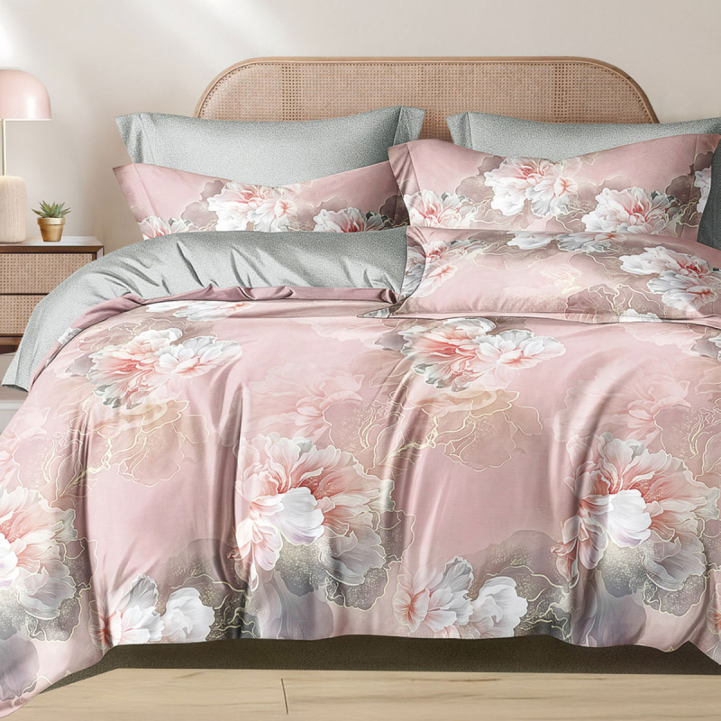 Πάπλωμα Υπέρδιπλο (Σετ 220x240) 2 Όψεων Rythmos Spirit Kiku