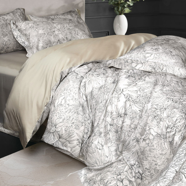 Πάπλωμα Υπέρδιπλο (Σετ 235x250) 2 Όψεων Rythmos Tencel Eclair