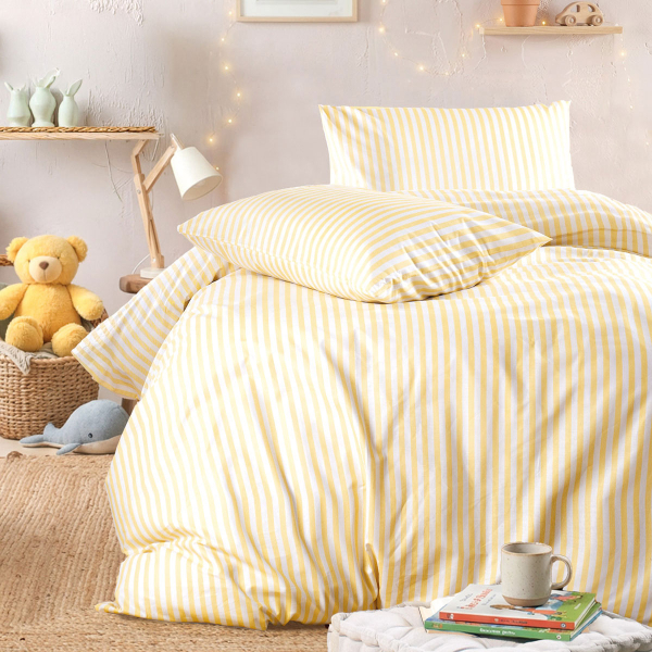 Κουβερλί Μονό (Σετ 160x240) Rythmos Diva Eloise Yellow