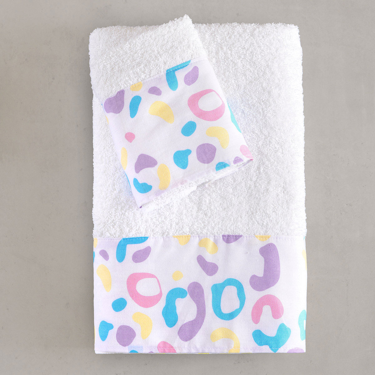 Παιδικές Πετσέτες (Σετ 2Τμχ) Rythmos Symbol Candy 500Gsm Home Βρεφικά Προίκα Μωρού - Βρεφικές Spitishop
