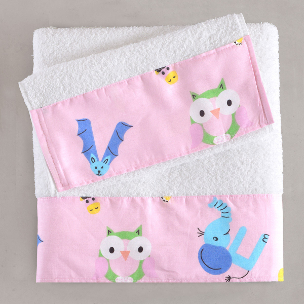 Παιδικές Πετσέτες (Σετ 2τμχ) Rythmos Symbol Letterland Pink 500gsm