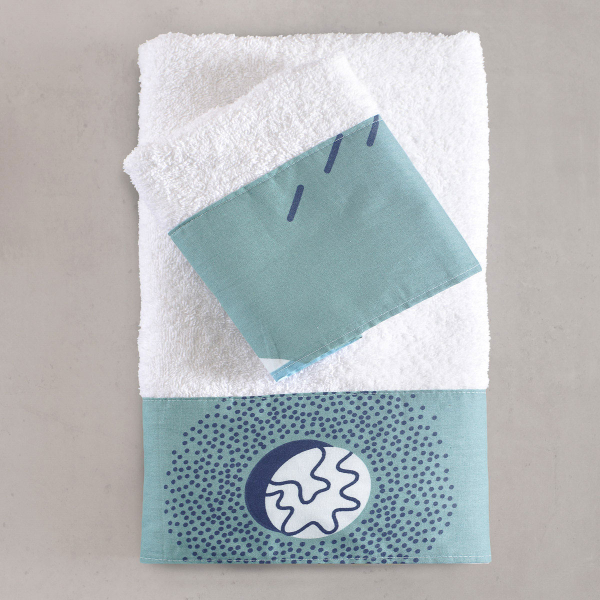 Παιδικές Πετσέτες (Σετ 2τμχ) Rythmos Symbol Rocket 500gsm