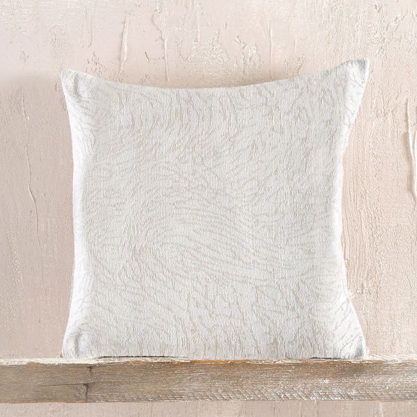 Διακοσμητική Μαξιλαροθήκη (40x40) Rythmos Terrain Ecru