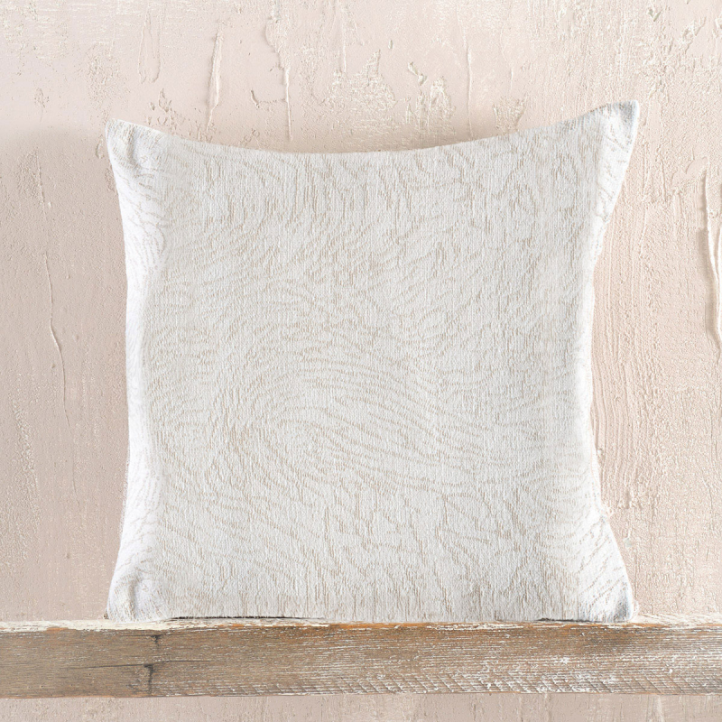 Διακοσμητική Μαξιλαροθήκη (40x40) Rythmos Terrain Ecru