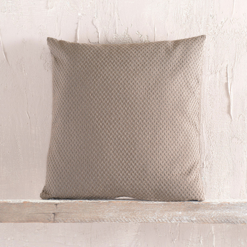 Διακοσμητική Μαξιλαροθήκη (40x40) Rythmos Rami Brown