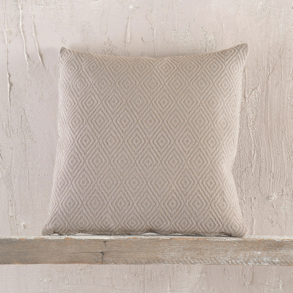 Διακοσμητική Μαξιλαροθήκη (40x40) Rythmos Elysse Beige-Grey