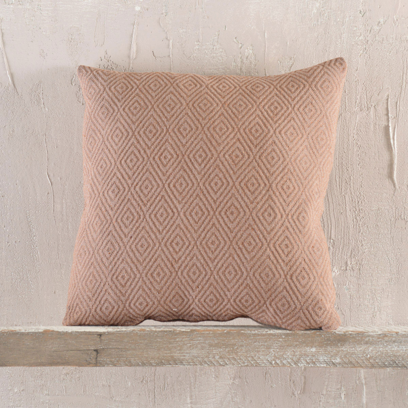 Διακοσμητική Μαξιλαροθήκη (40x40) Rythmos Elysse Brown