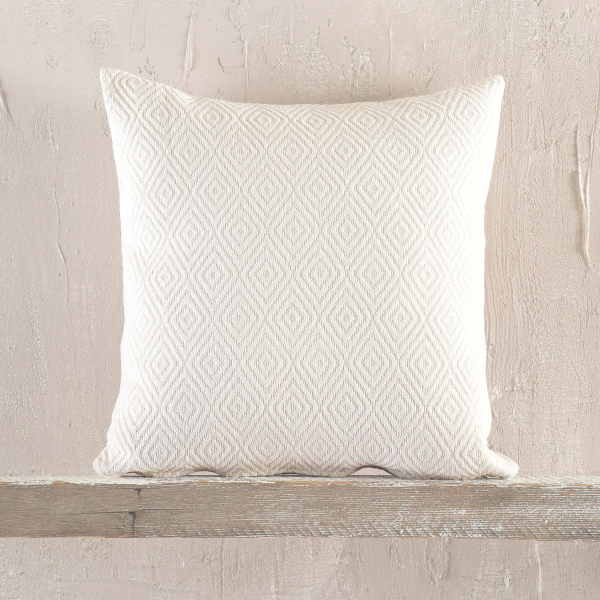 Διακοσμητική Μαξιλαροθήκη (40x40) Rythmos Elysse Ecru