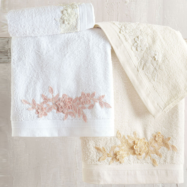 Πετσέτες Μπάνιου (Σετ 3τμχ) Rythmos Hemera 500gsm