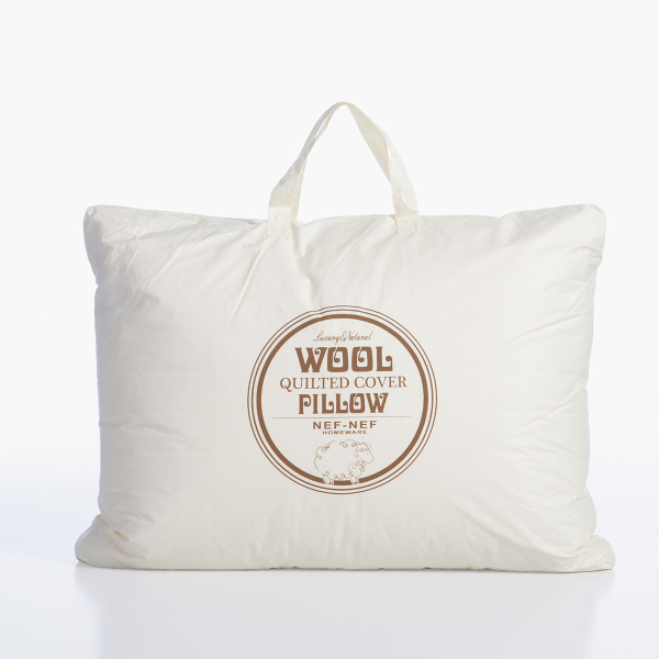 Μαξιλάρι Ύπνου Σκληρό (50x70) Nef-Nef Homeware Wool Quilted Pillow Hollowfiber