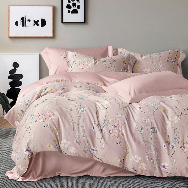 Κουβερλί Υπέρδιπλο (Σετ 235x250) 2 Όψεων Rythmos Tencel Feline