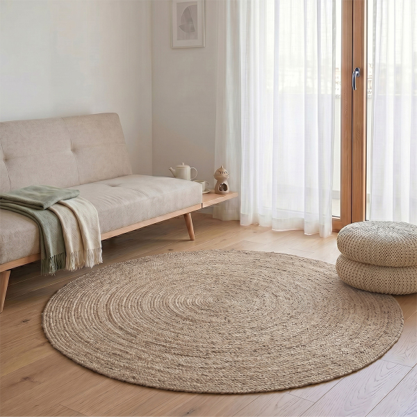 Στρογγυλό Χαλί Καλοκαιρινό (Φ150) Ravelia Ojo