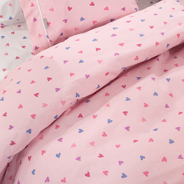 Σεντόνια Κούνιας (Σετ) Guy Laroche Amore Pink