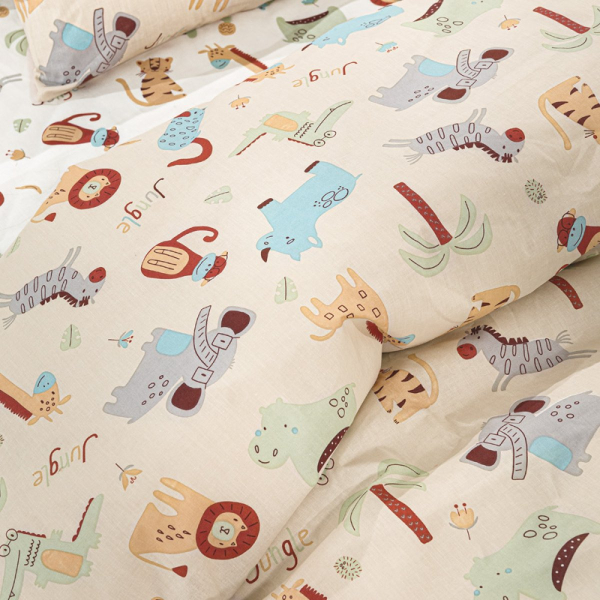 Σεντόνια Κούνιας (Σετ) Guy Laroche Jungle Natural