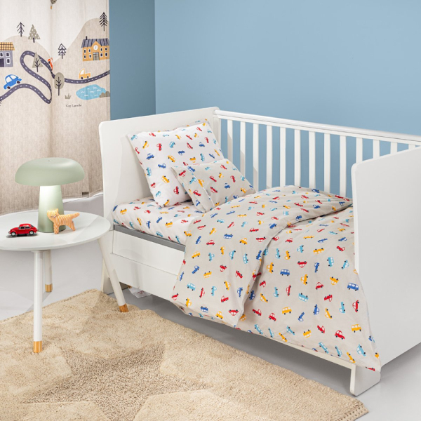 Σεντόνια Κούνιας (Σετ) Guy Laroche Roadtrip Natural