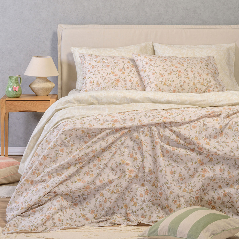 Σεντόνια King Size (Σετ) Melinen Ultra Line Amy Beige