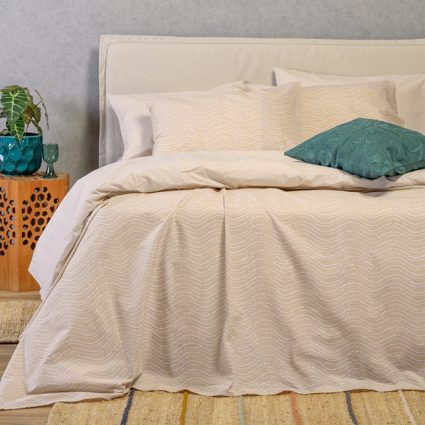 Σεντόνια King Size (Σετ) Melinen Ultra Line Melinen Maverick Beige