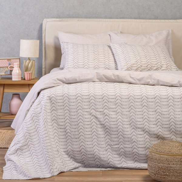 Σεντόνια King Size (Σετ) Melinen Ultra Line Melinen Paris Grey