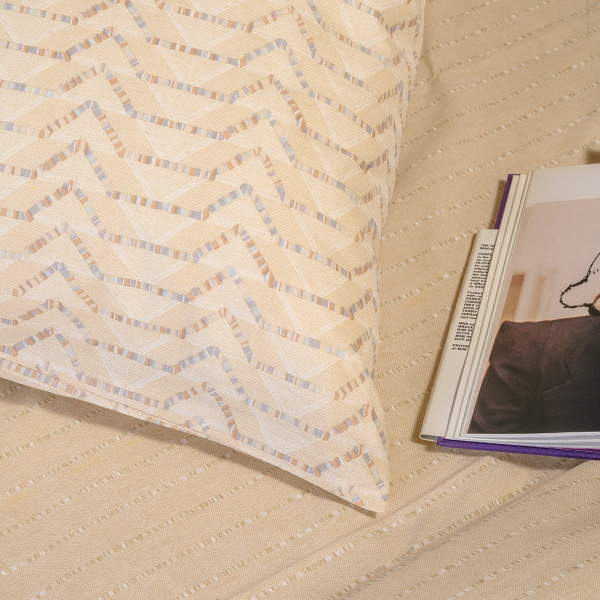 Ζεύγος Μαξιλαροθήκες (50x70) Melinen Ultra Line Melinen Paris Ochre