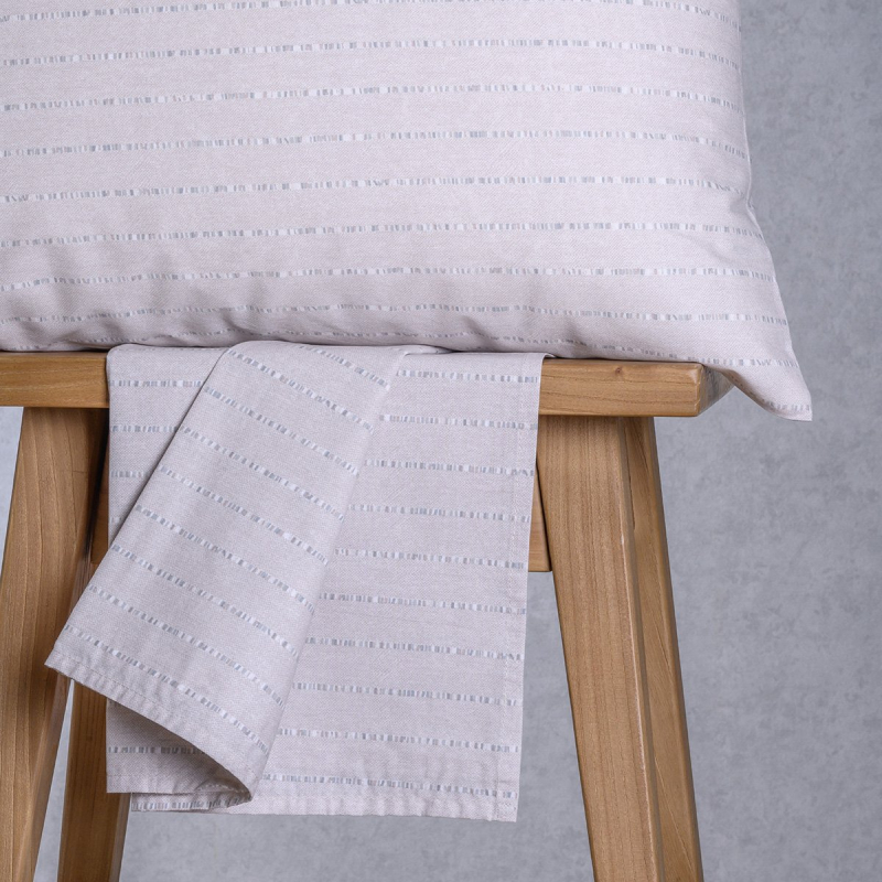 Σεντόνι King Size Με Λάστιχο + Μαξιλαροθήκη (Σετ) Melinen Ultra Line Mini Paris Grey