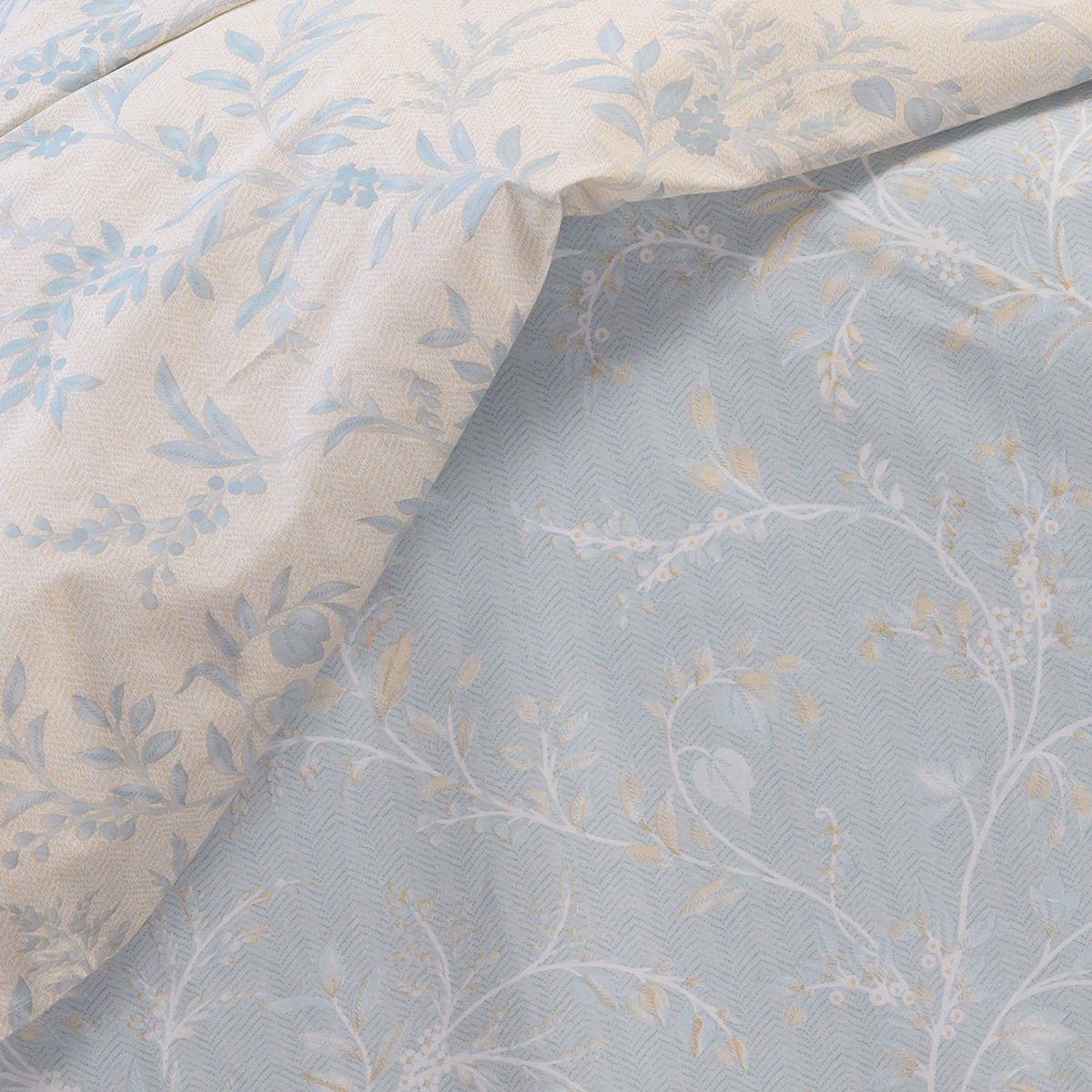 Σεντόνια Διπλά (Σετ) Melinen Casual Line Sienna Blue Χωρις Λαστιχο 205X270 Home Λευκά Είδη Κρεβατοκάμαρας Spitishop