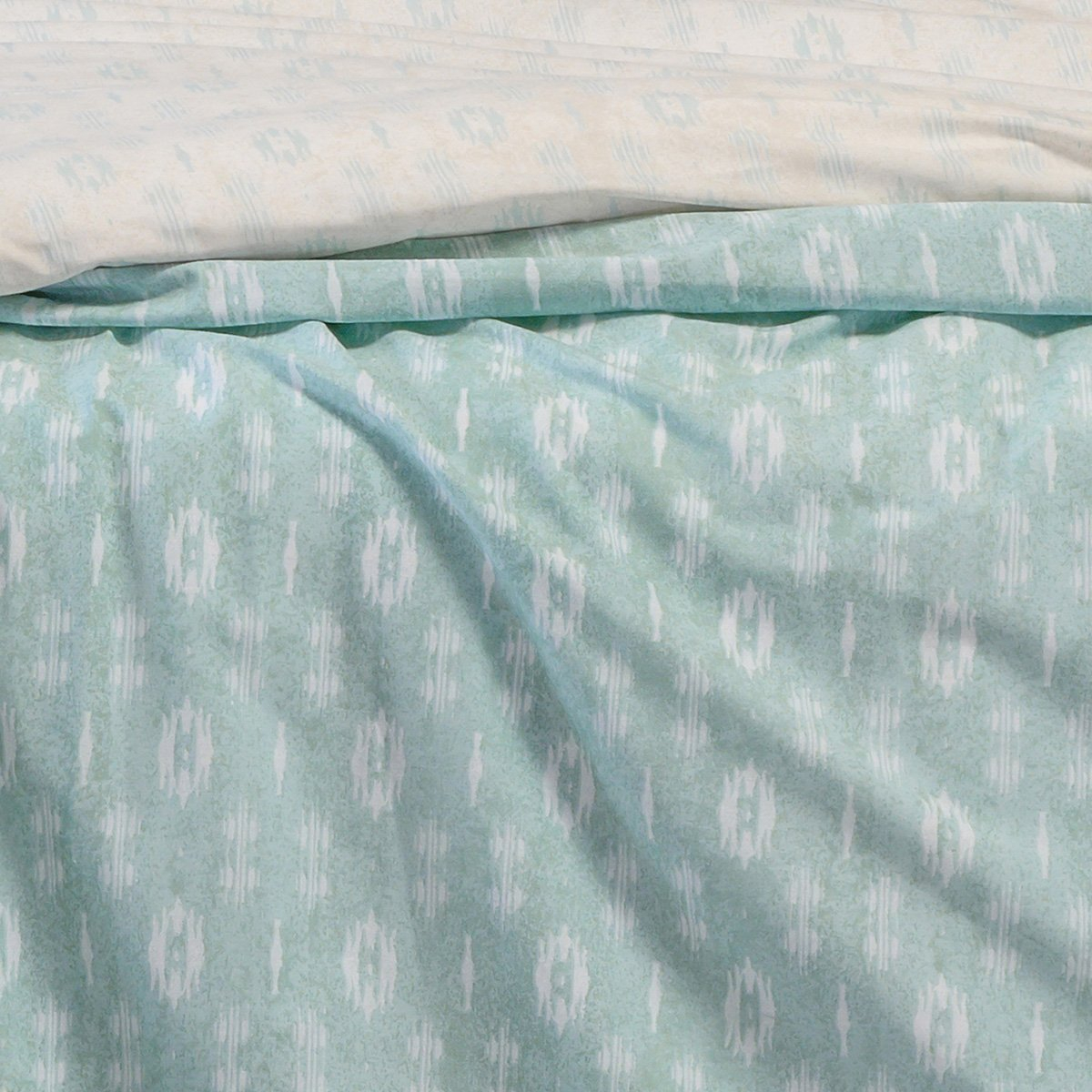 Σεντόνια King Size (Σετ) Melinen Casual Line River Aqua Χωρις Λαστιχο 260X270 Home Λευκά Είδη Κρεβατοκάμαρας Spitishop